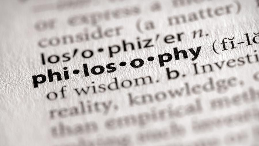 The world philosophy as shown in the dictionary