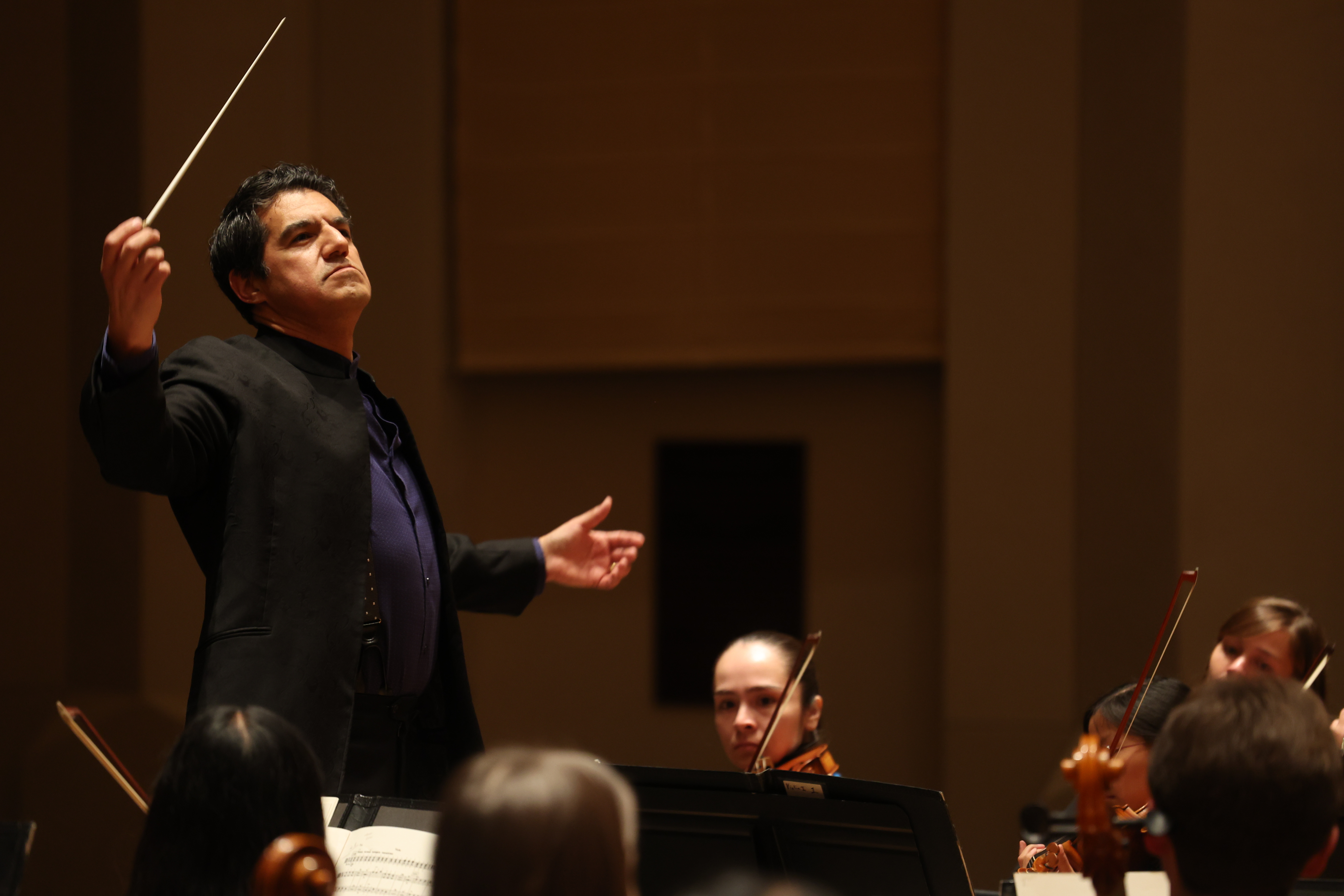 Miguel Harth-Bedoya, The Mary Franks Thompson Director of Orchestral Studies and music director of Baylor Symphony Orchestra and Campus Orchestra