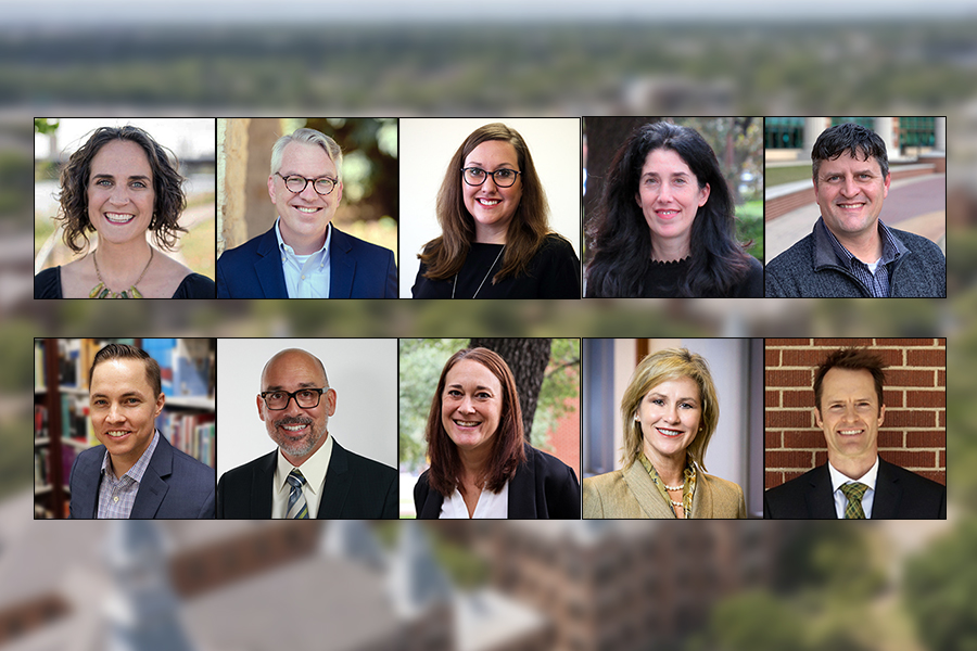 10 Baylor professors named Baylor Fellows for their excellence in teaching re shown
