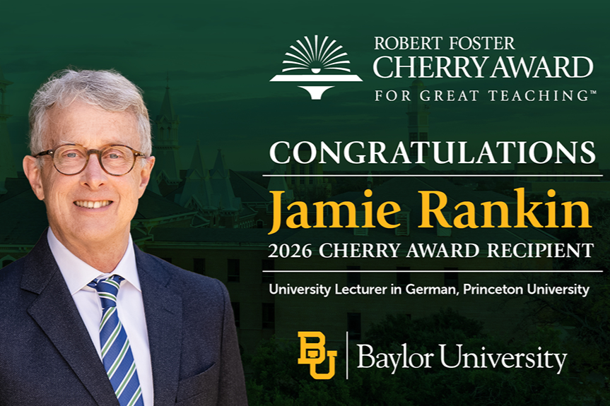 Jamie Rankin, Ph.D.  2026 Cherry Award Winner