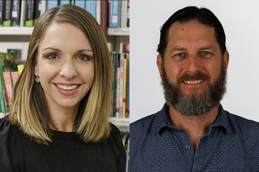 Centennial Professors Dr. Kelly Johnston and Dr. Alex McNair 