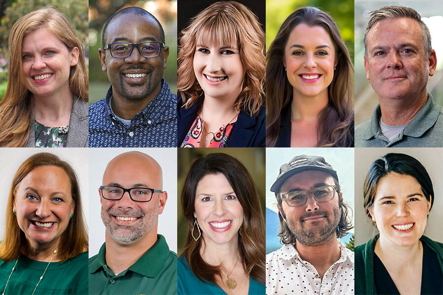 A collage of the 10 2026-2027 Baylor Fellows recipients