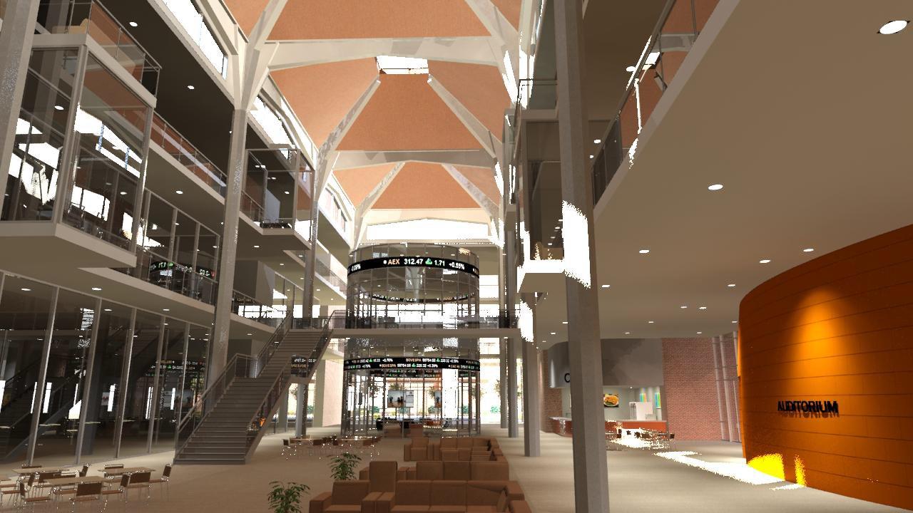 Architectural Rendering: Interior Business School