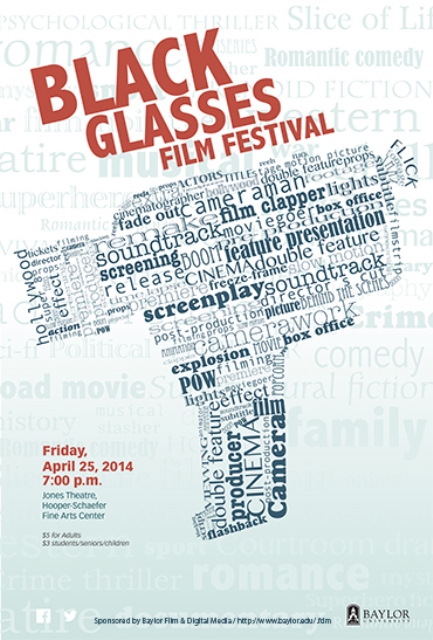 Black glasses poster 2014