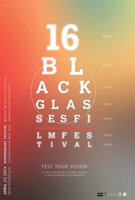 Black glasses poster 2015