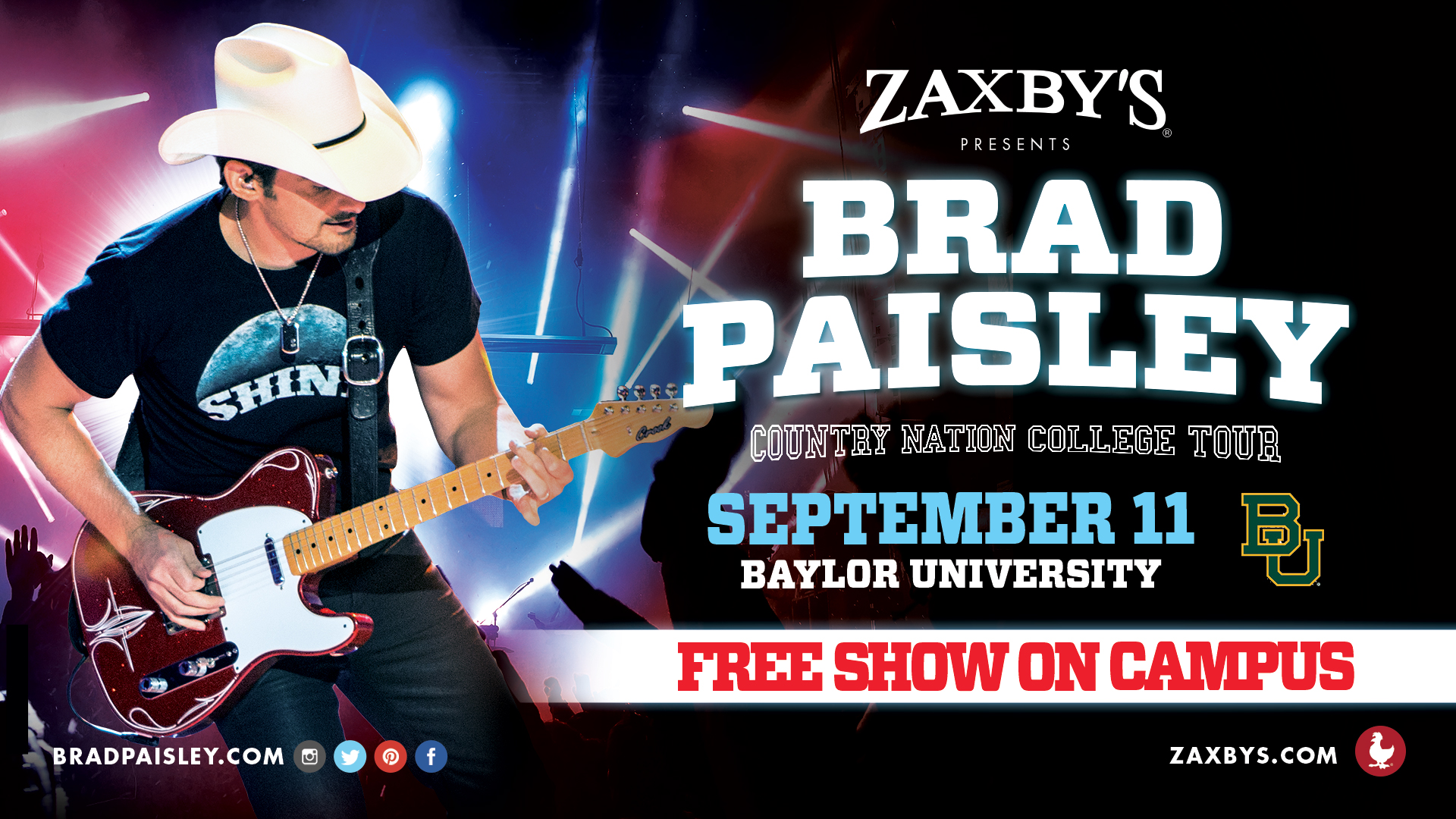 Brad Paisley's College Tour