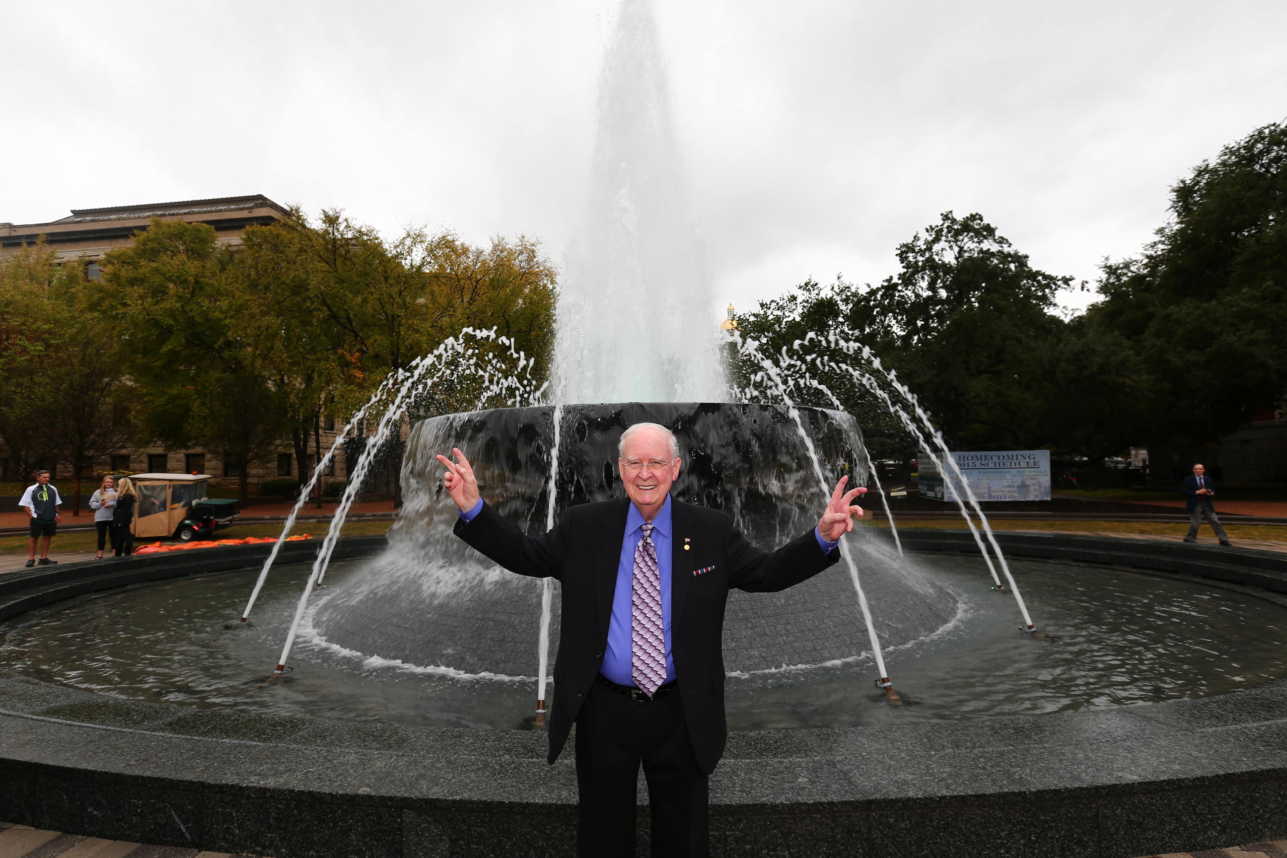 Fountain Dedication Dr. Rosenbalm