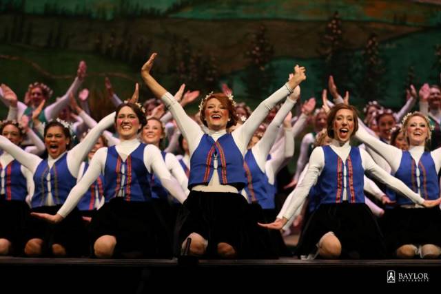 Pi Beta Phi, first place winning act, ?Meet Me in Ze Alps?