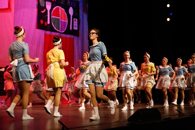 Chi Omega, third place winning act, ?Lunch Lady Land?