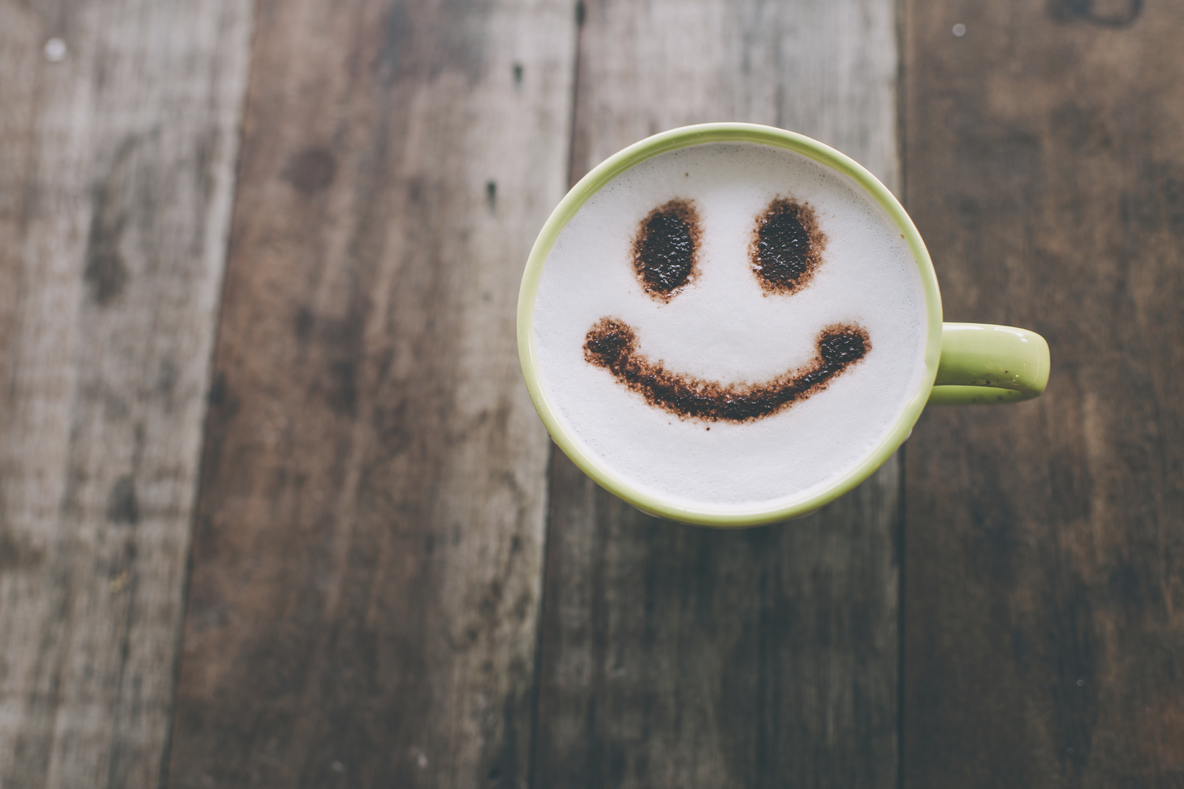 Smiley coffee cup