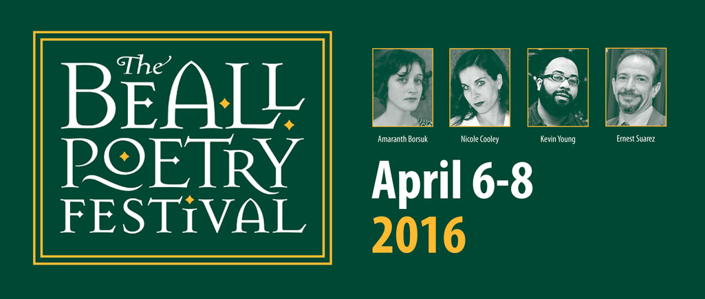 Beall Poetry Festival graphic