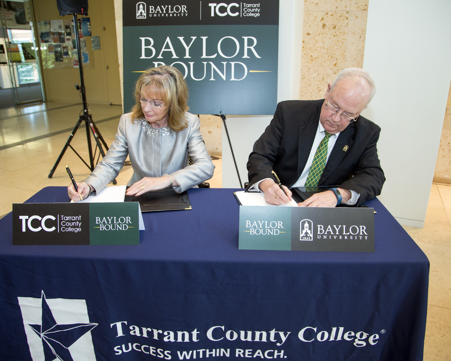 Baylor Bound TCC Signing Ceremony