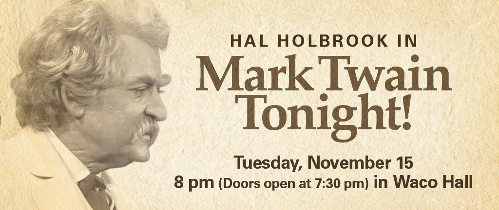 Mark Twain Tonight!