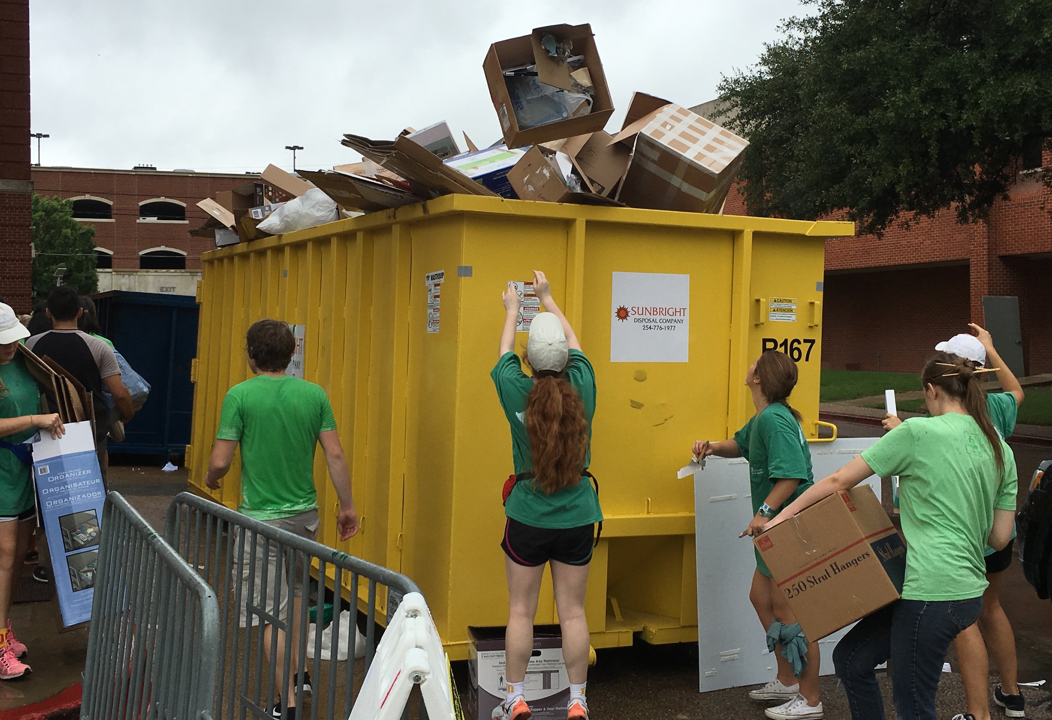 Move in recycling 