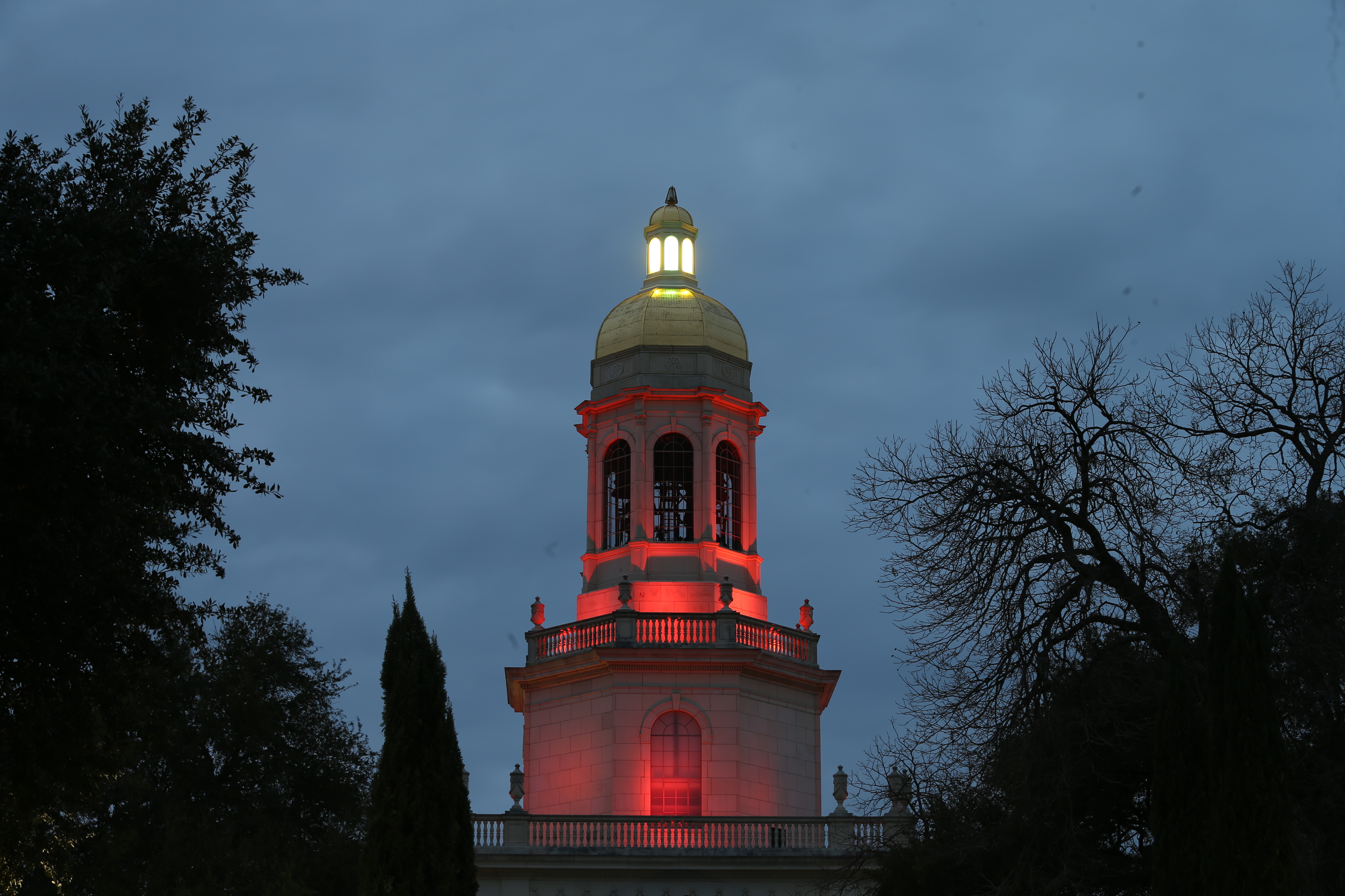 Pat Neff Tower Red 2018
