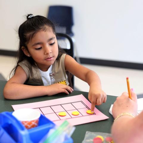 MELA student plays math game