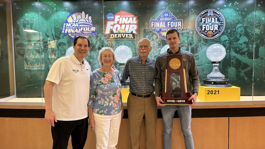 Jim & Beverly Naismith visit Baylor Faith and Sports Institute