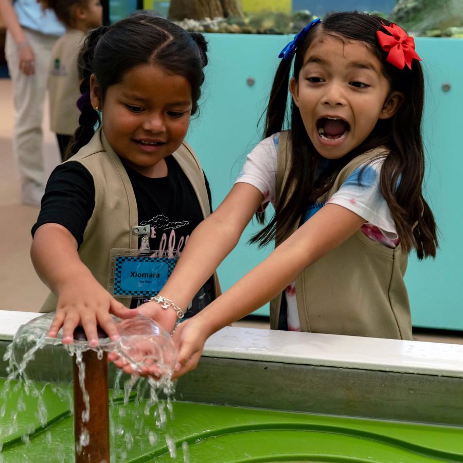 Students enjoy activities at the Mayborn Muesum.