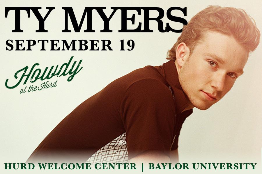 Country singer Ty Myers September 19 concert called Howdy at Baylor