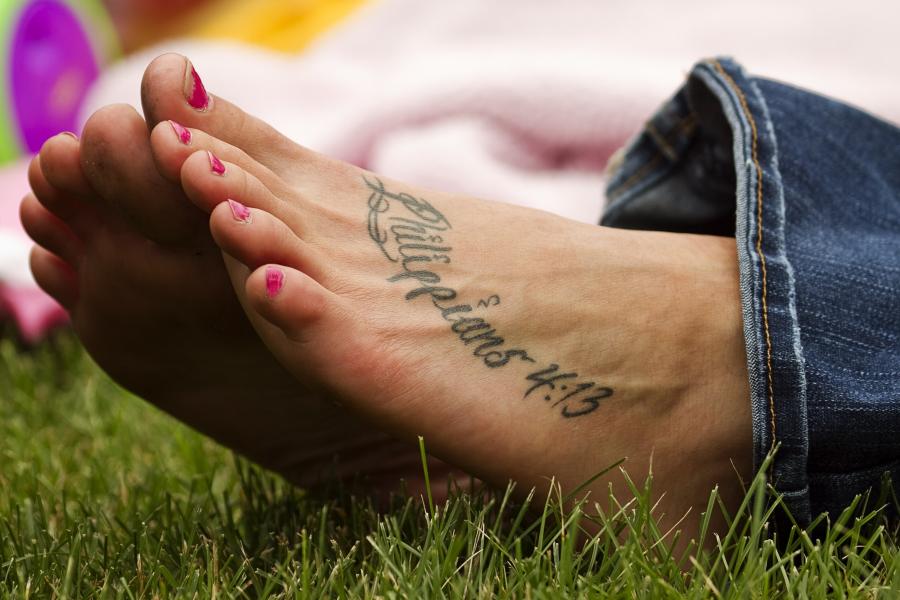 Tattoo of Philippians 4:13