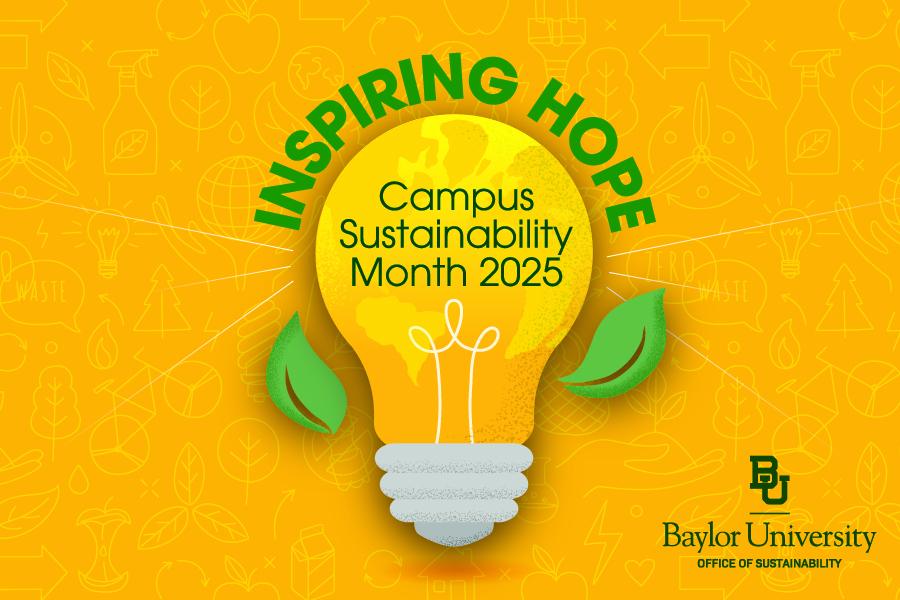 Inspiring Hope Campus Sustainability Month 2025 Graphic