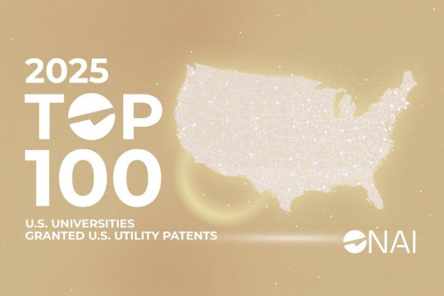 Top 100 U.S. Universities Granted Utility Patents in 2025 from the NAI, National Academy of Inventors