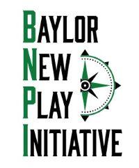 Baylor New Play Initiative logo with a compass in the background