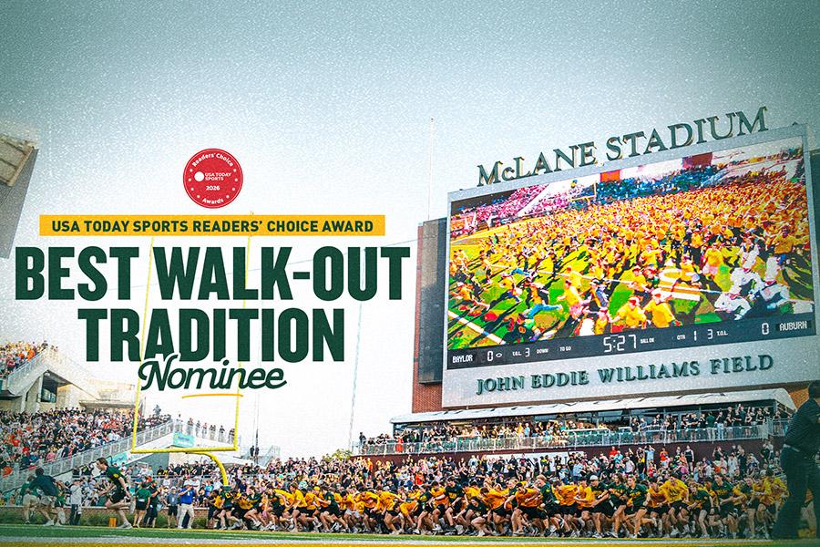 The Baylor Line tradition is one of 20 nominees for USA TODAY Sports’ Best Walk-Out Tradition