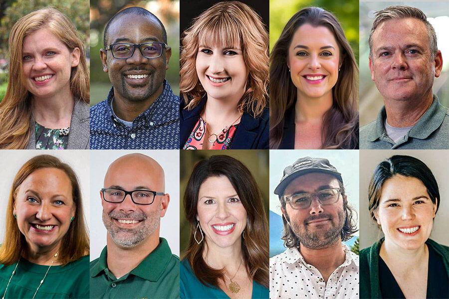 A collage of the 10 2026-2027 Baylor Fellows recipients