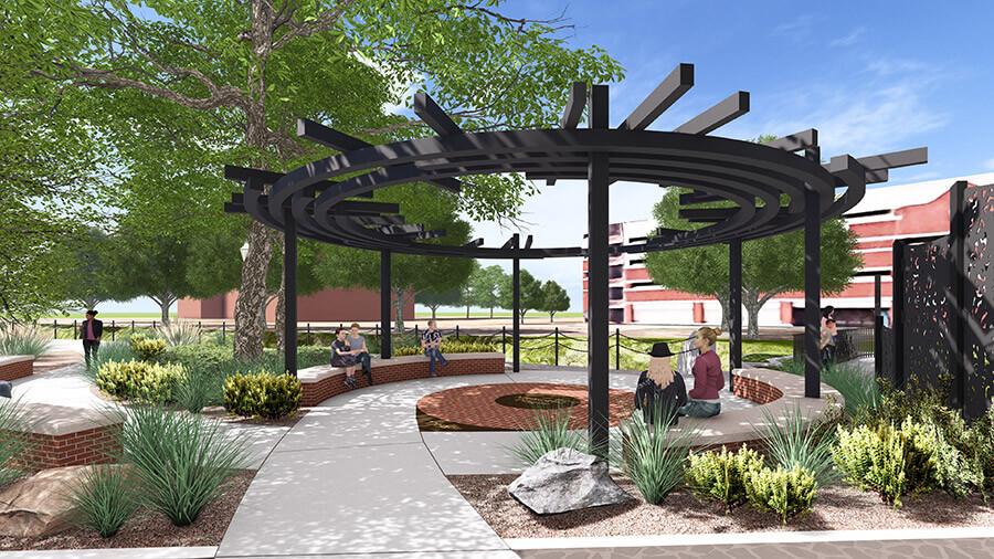 Rendering of future Bear Habitat improvements
